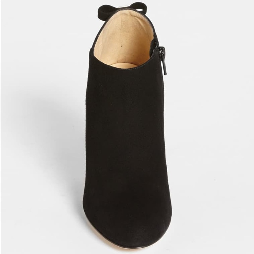 SOLD KATE ♠️ Spade Netta Black Suede Bow Bootie - Picture 7 of 8